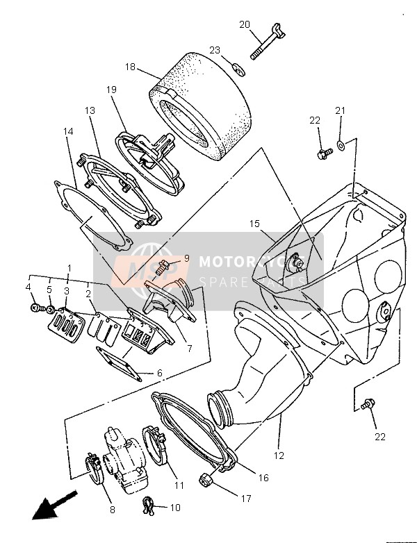 Yamaha WR250Z 1996 Consumo para un 1996 Yamaha WR250Z