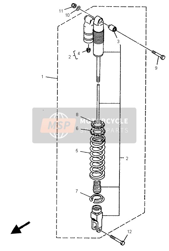 Suspension arrière