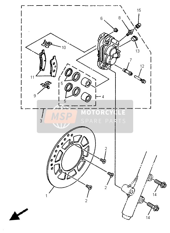 BREMSSATTEL VORNE