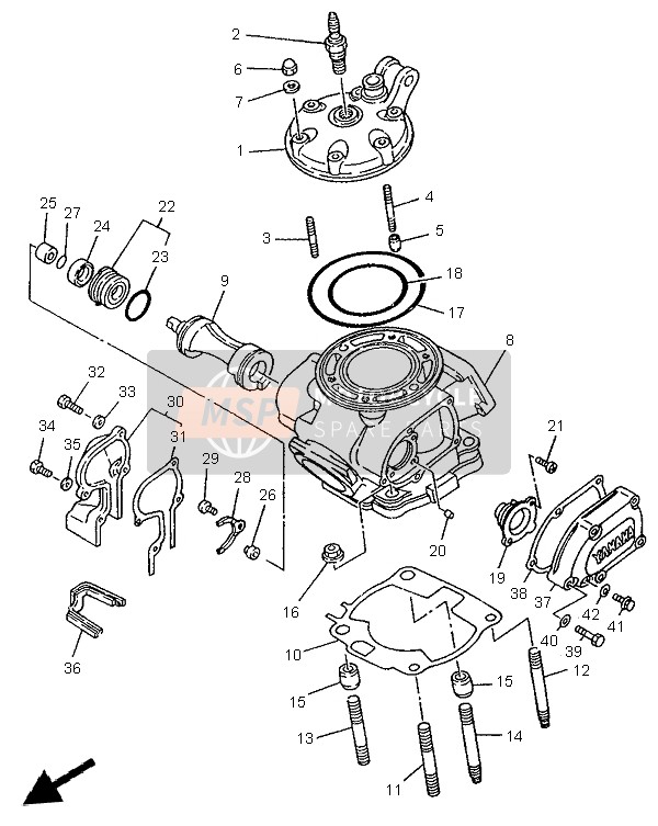 2VM119950100, Joint De Logement, Yamaha, 2