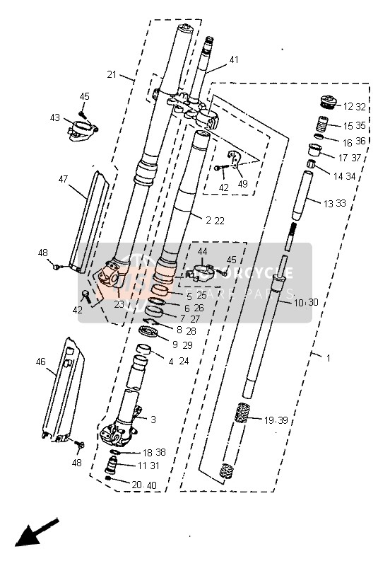 Fourche avant