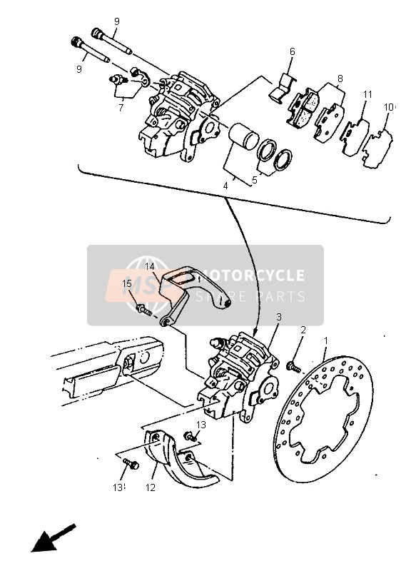 Rear Brake Caliper