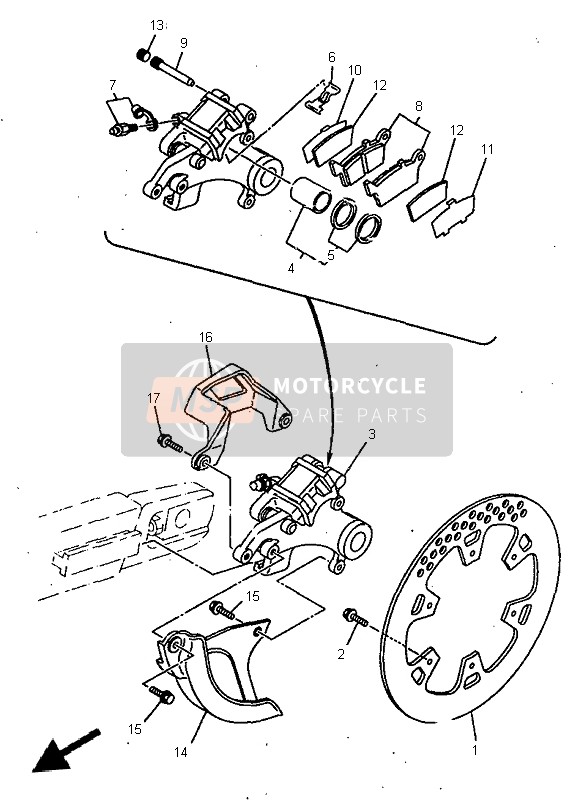 Rear Brake Caliper