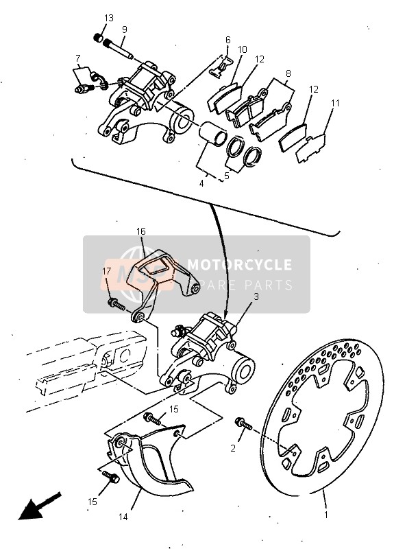 Rear Brake Caliper