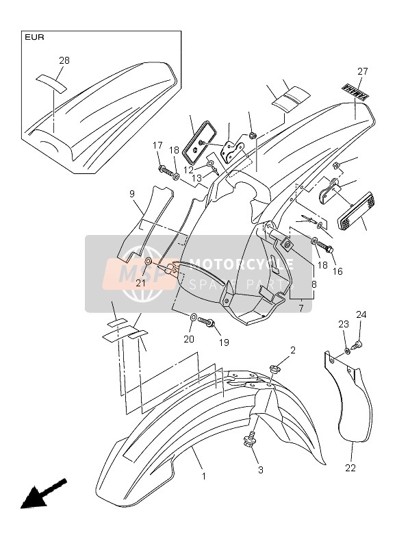 1HC2153E0100, Emblem, Yamaha, Yamaha, 1