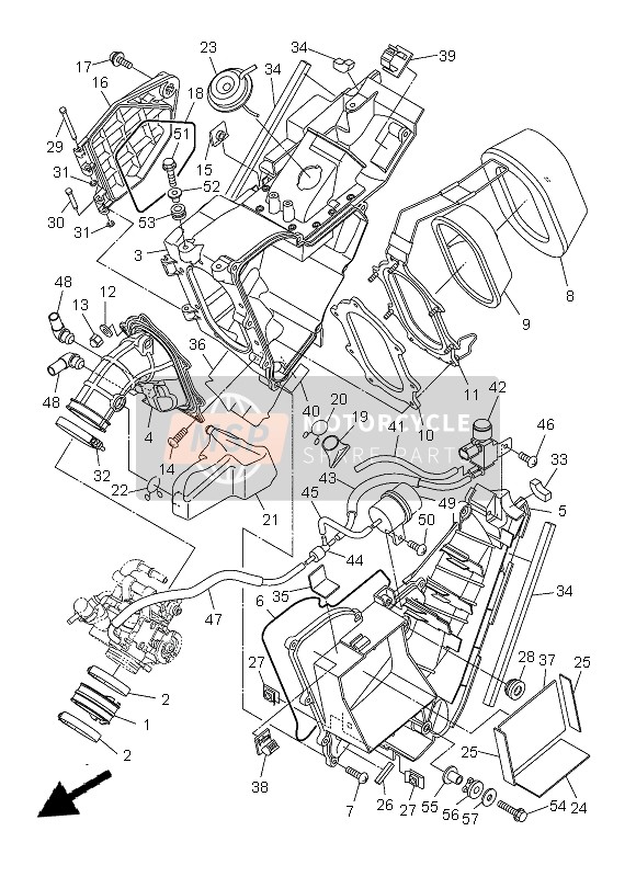 Yamaha WR250R 2013 Consumo para un 2013 Yamaha WR250R