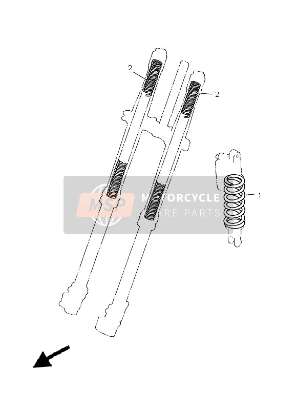 Yamaha YZ250 2013 Alternate For Chassis for a 2013 Yamaha YZ250
