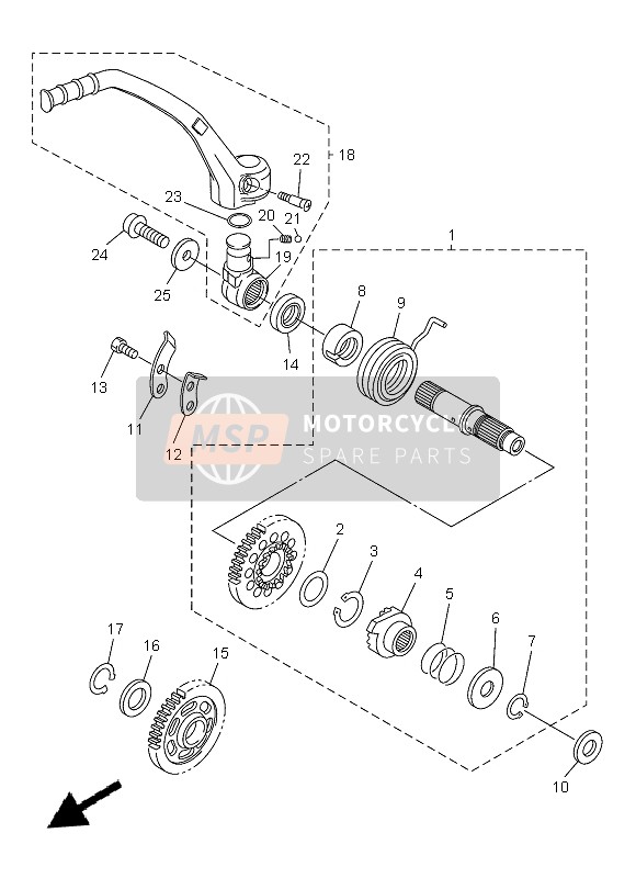 Yamaha YZ450F 2013 Inicio para un 2013 Yamaha YZ450F