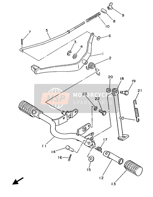 970800802000, Bolt(6TD), Yamaha, 2