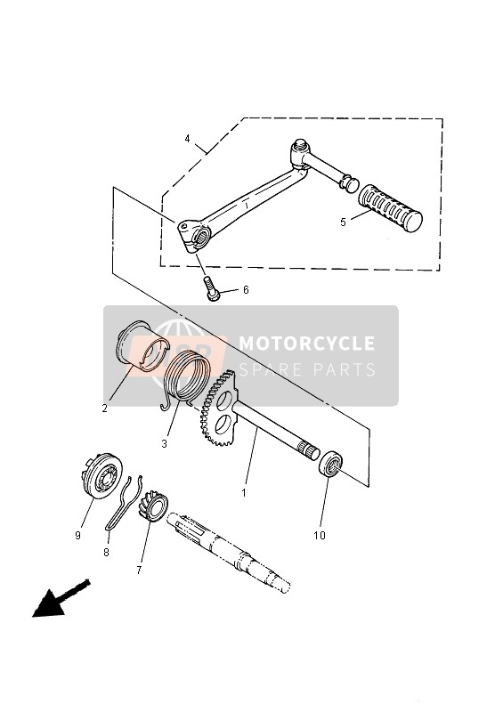 Yamaha PW50 2014 Starter for a 2014 Yamaha PW50