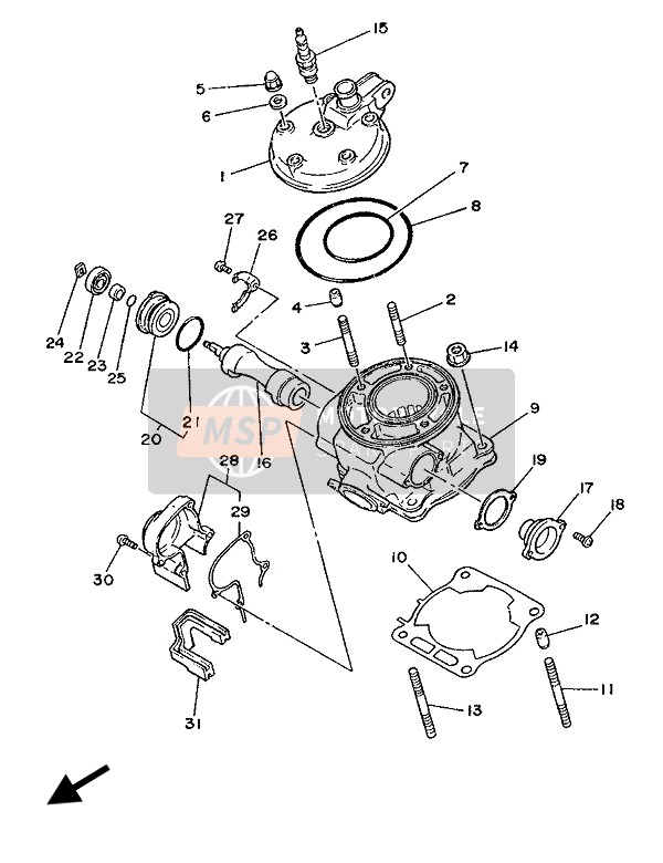 93210270A800, Joint Torique, Yamaha, 2