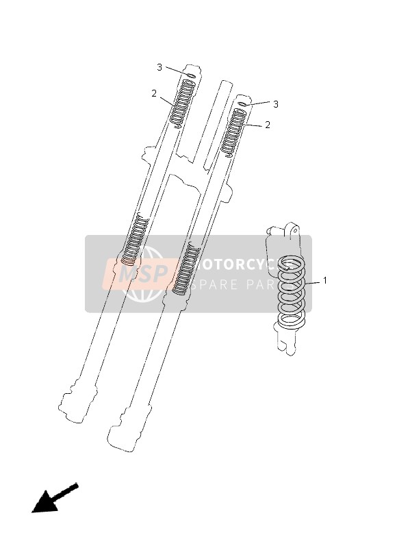 Yamaha WR250F 2014 Alternate For Chassis for a 2014 Yamaha WR250F