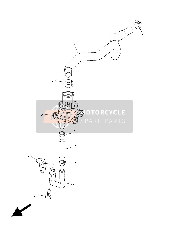 Yamaha WR250X 2014 Air Induction System for a 2014 Yamaha WR250X