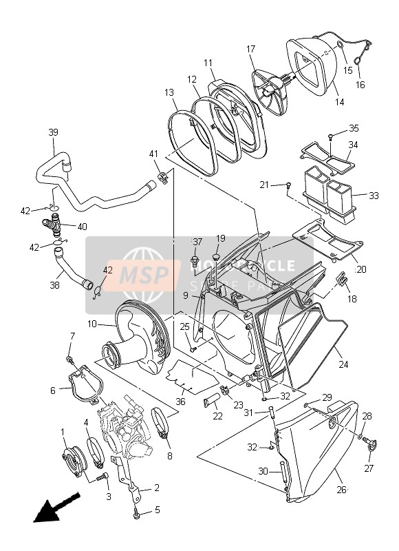 Yamaha WR450F 2014 Assunzione per un 2014 Yamaha WR450F