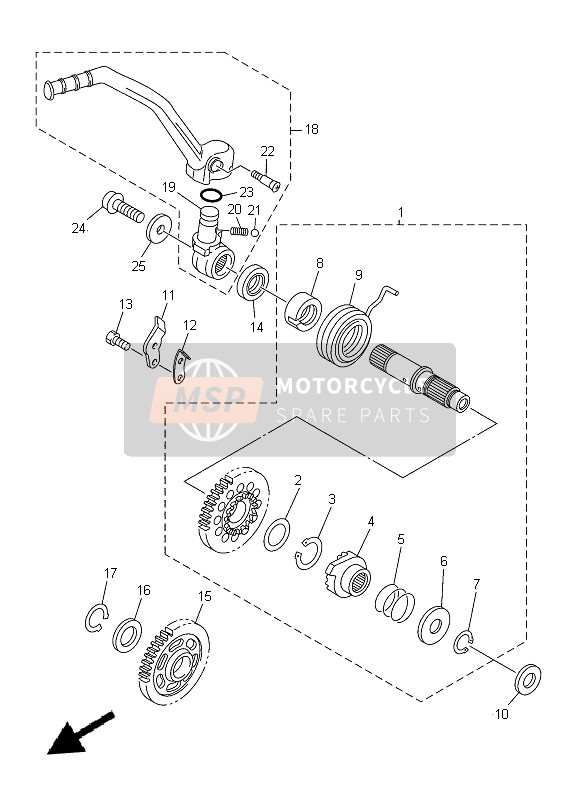 Yamaha WR450F 2014 Inicio 2 para un 2014 Yamaha WR450F