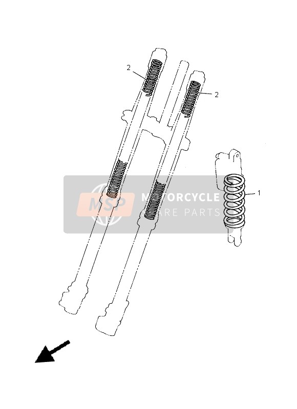 Yamaha YZ250 2014 Alternate For Chassis for a 2014 Yamaha YZ250