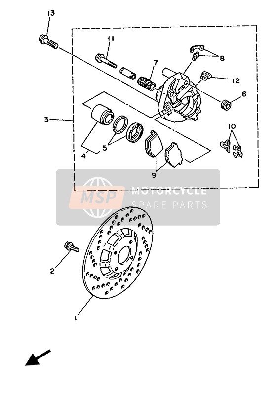 Front Brake & Caliper