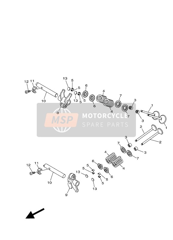 Yamaha X-MAX 300 2017 VENTIL - MSP