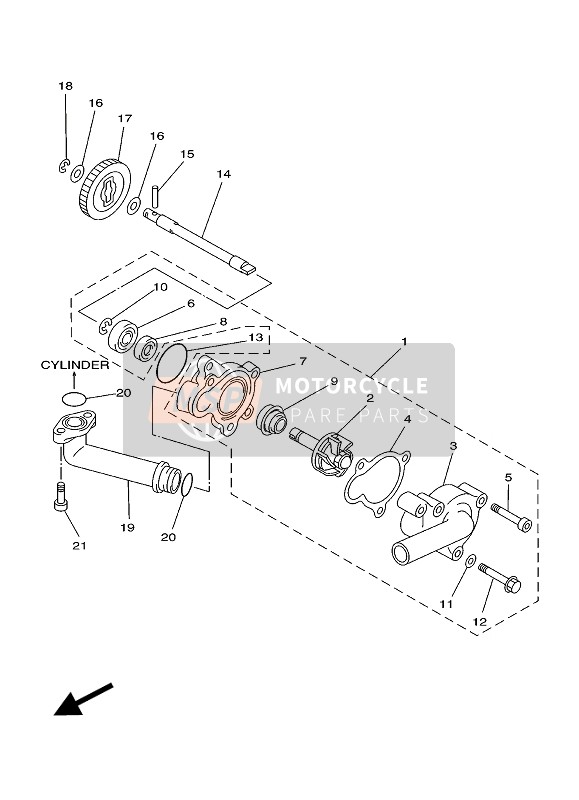 932103313300 O-RING Teile Yamaha - MSP