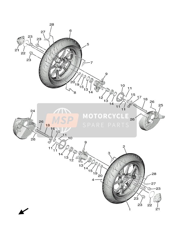 933062046900 Bearing Part Yamaha - MSP