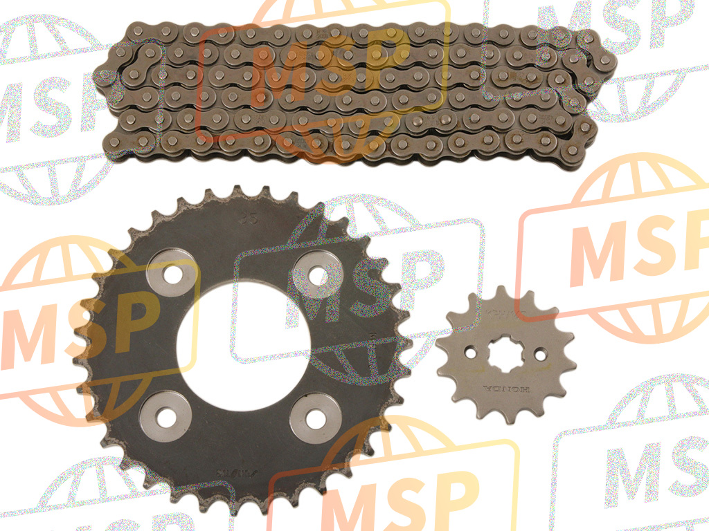 06406KTMD20, Chain Kit, Drive (Standard Link 104l), Honda, 1