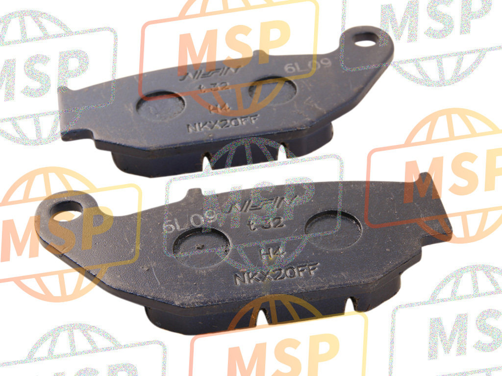 06435KZZ902, Pad Set,Rr, Honda, 2