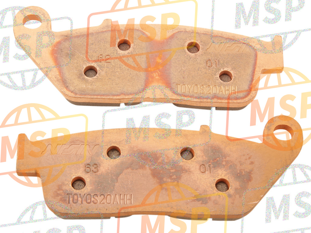 06455MALG03, Pad Set, Fr, Honda, 2