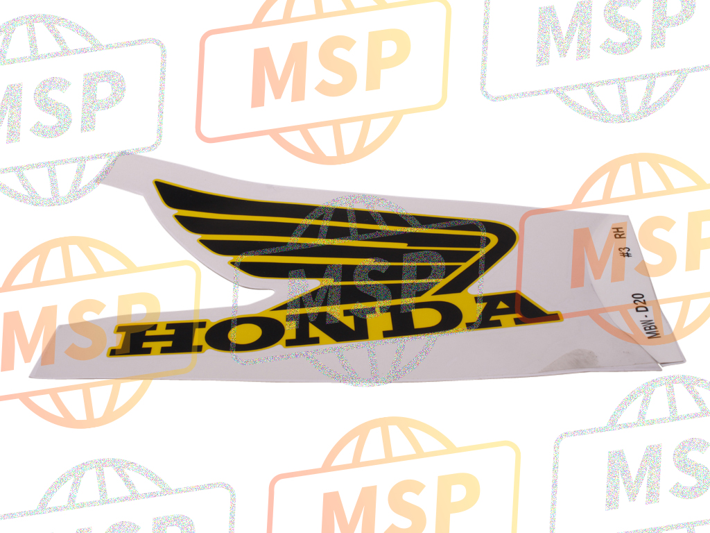 17511MBWA20ZE, Marchio Serbatoio Carbura, Honda, 1