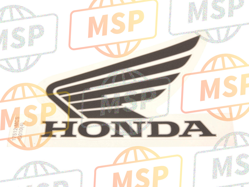 17512MCSG01ZD, Marque De Reservoir D'Ess, Honda, 1