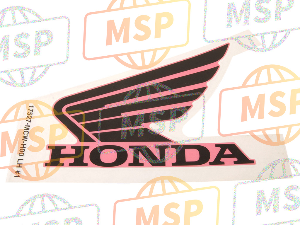 17527MCWH00ZA, Mark, L. Fuel Tank *TYPE1 * (TYPE1 ), Honda, 1