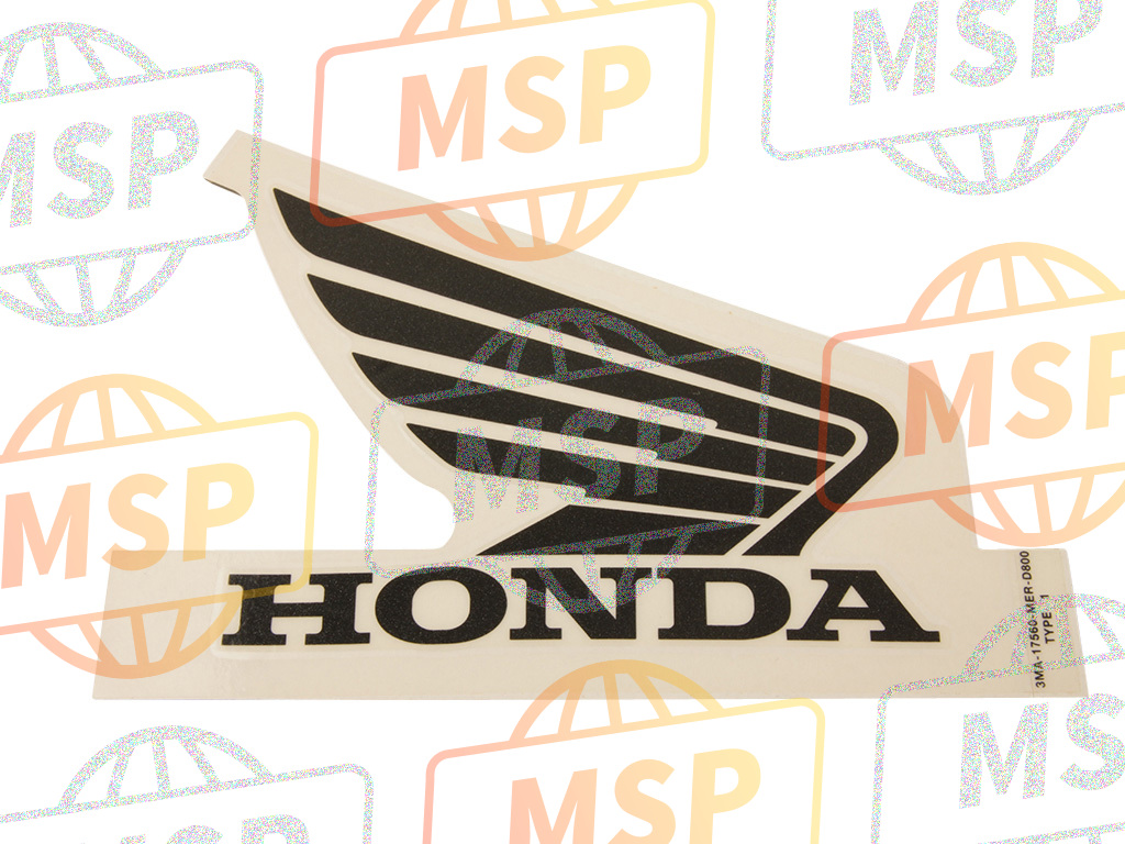 17560MERD80ZA, Mark, R. Wing *TYPE1 * (Type 1), Honda, 1