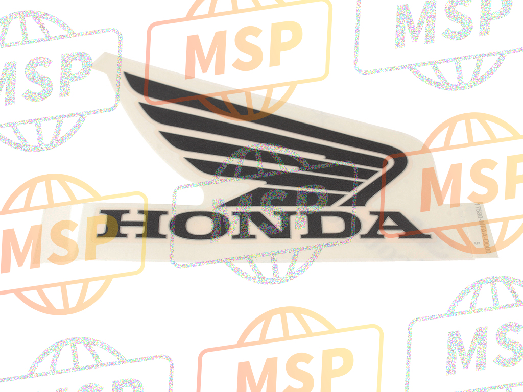 17580MFAD00ZE, Marca,  Aleta Der. *TYPE5*, Honda, 1