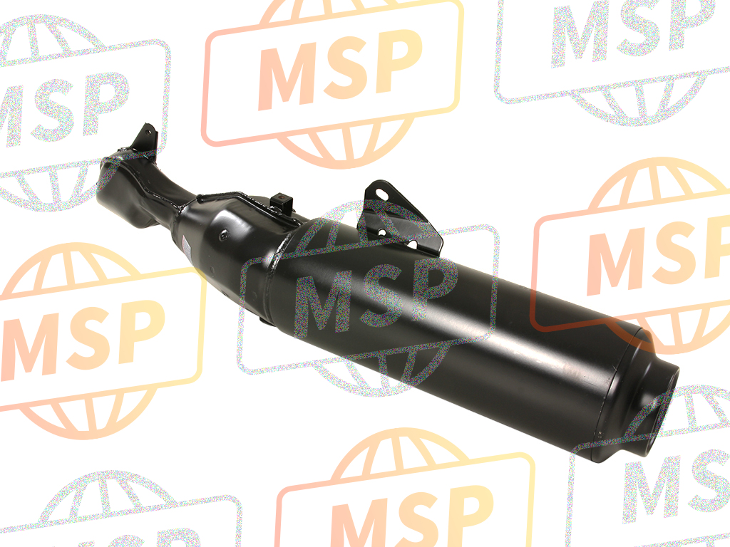 18410MZ2891ZB, Muffler Comp., L. Ex. *TYPE17 *(TYPE17 ), Honda, 1