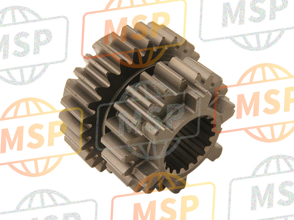 23431MJGA00, Gear, Mainshaft Second & Third (22T/29T), Honda, 1