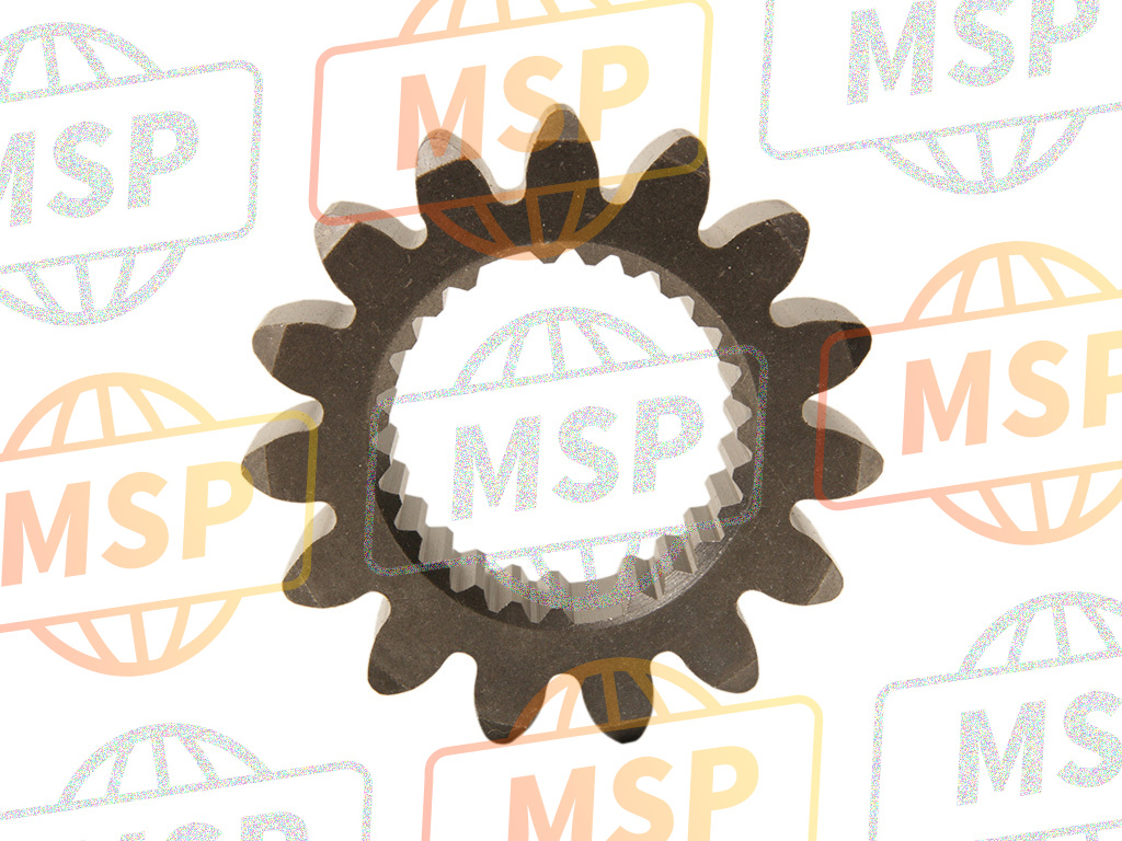 23431MZ2610, Gear, Mainshaft Second (15T), Honda, 2