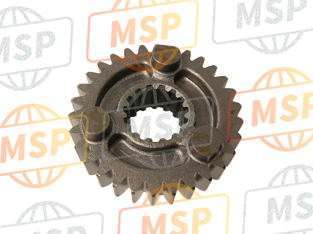 23501MZ7000, Gear, Countershaft Fifth (30T), Honda, 1