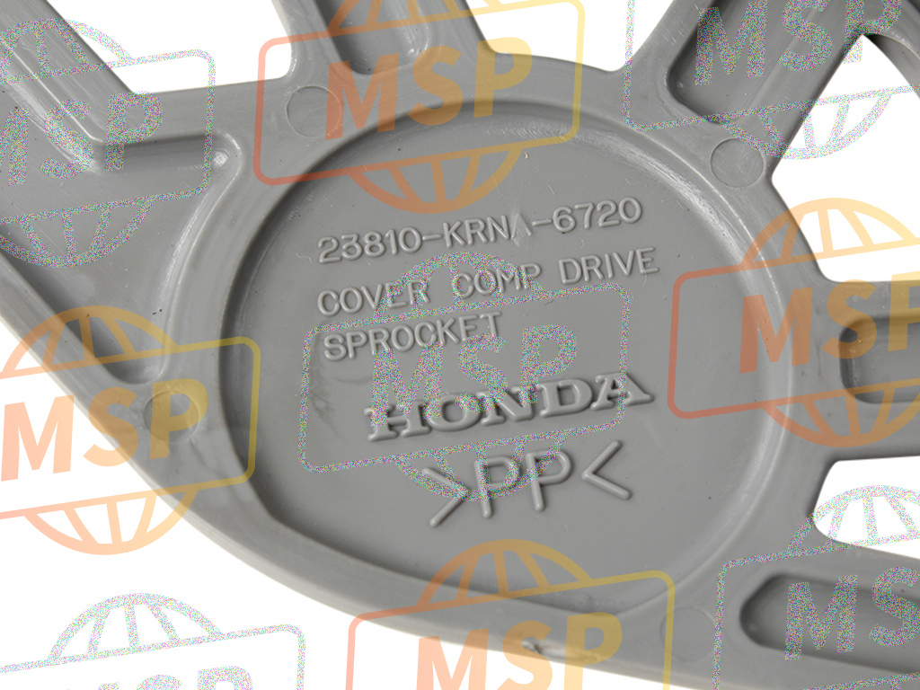 23810KRN670, Deckel, Antriebskettenrad, Honda, 2