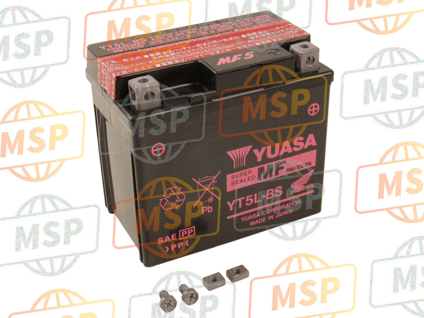 31500KSC305, Battery (YTX5L-BS) (Yuasa, Honda, 1