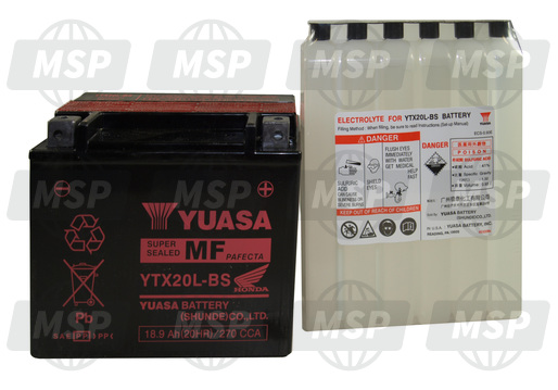 31500HN8F11, Batterie (YTX20L-BS) (Gs Vendue Sans Acide, Honda, 1