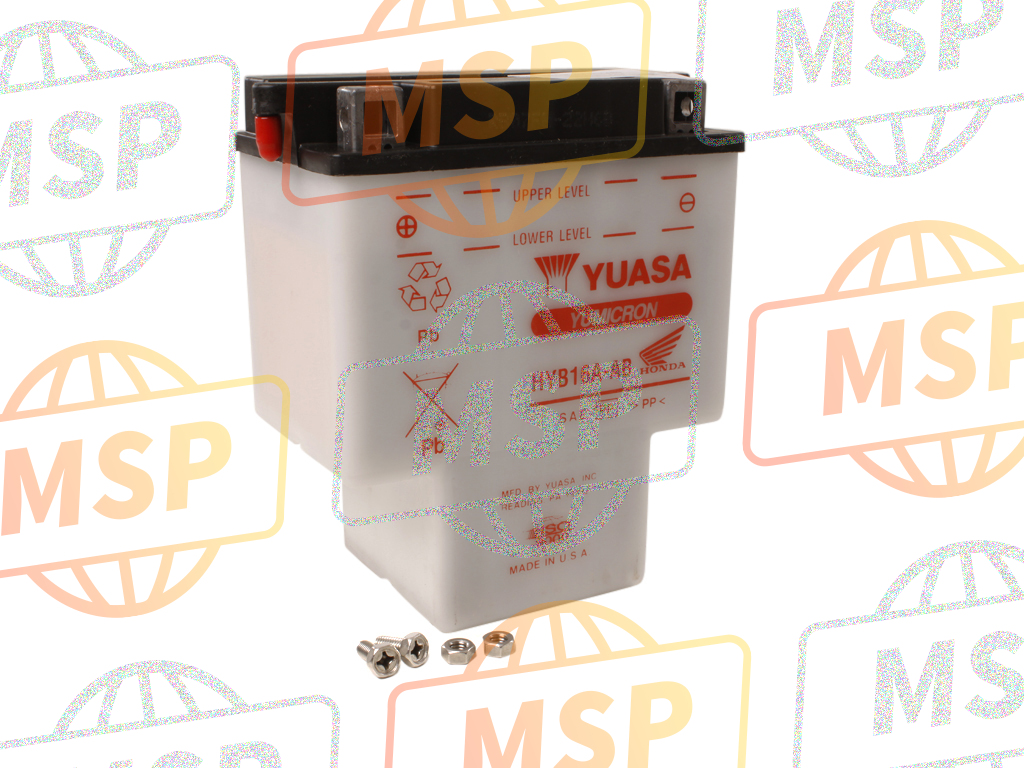 31500ME9677, Batterie (HYB16A-AB Yuasa Vendue Sans Acide, Honda, 1