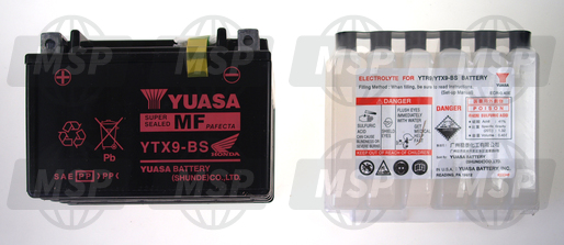 31500HP6306, Battery YTX9-BS, Honda, 1