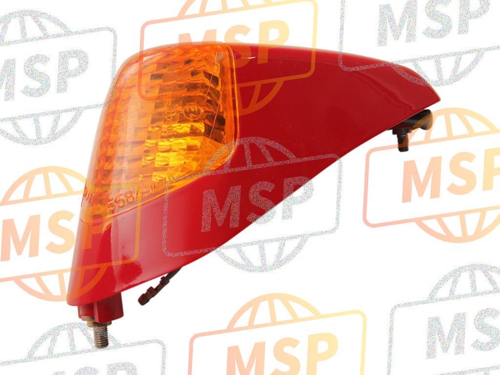 33400ML7921ZB, Winker Assy., R. Fr. *R157* (12V 21W) (R157 Italian Red), Honda, 1