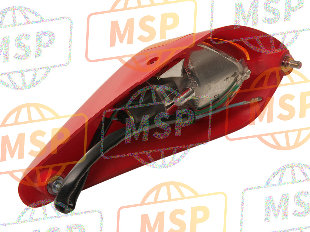 33400ML7921ZB, Winker Assy., R. Fr. *R157* (12V 21W) (R157 Italian Red), Honda, 3