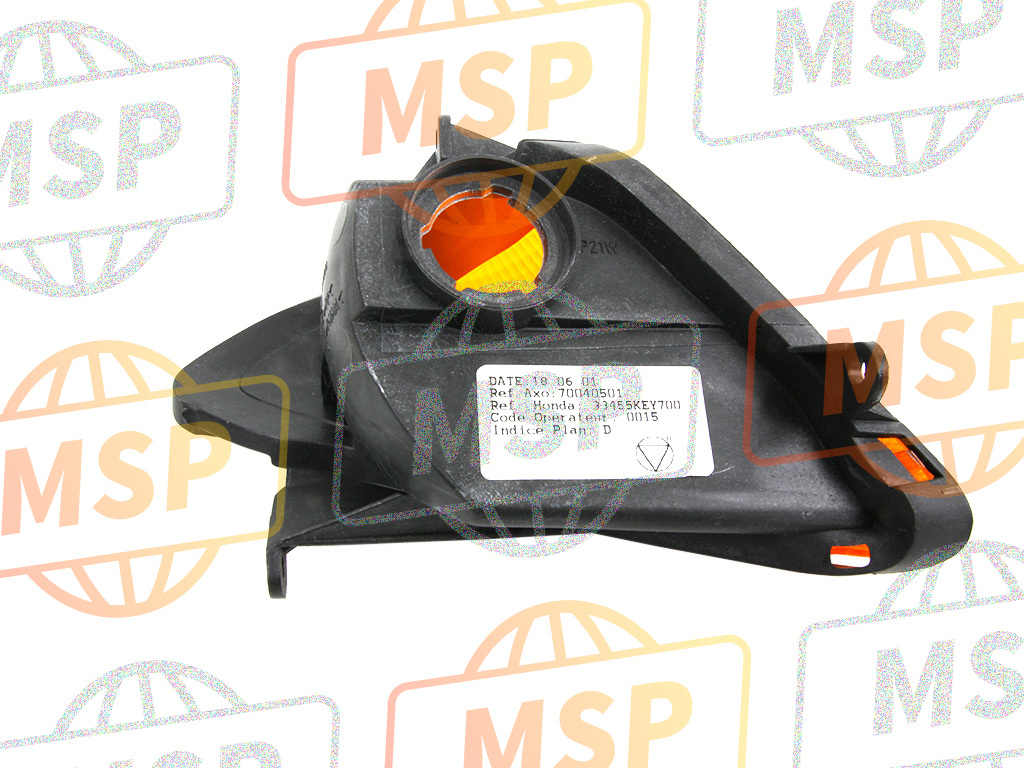 33455KEY900, Lente Lampeggiatore Ant., Honda, 2