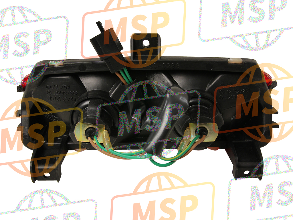 33701MT4611, Taillight Unit (12V 21/5W), Honda, 2