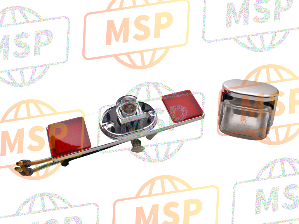 33720KR3631, Ens. Eclairage Plaque (12V 5W), Honda, 2