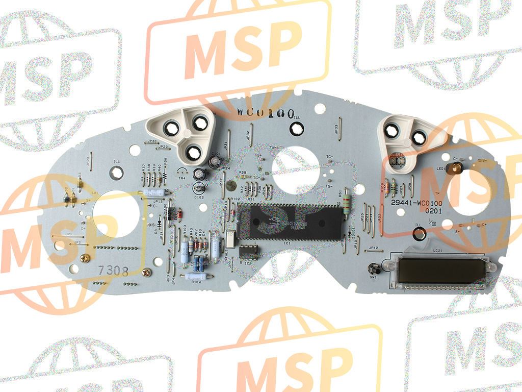 37105MBW611, Ensemble Circuit Imprime, Honda, 1