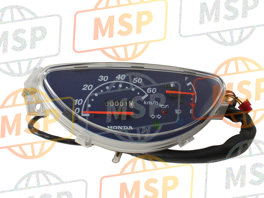 37200GBY900, Speedometer Assy. (Kph), Honda, 1