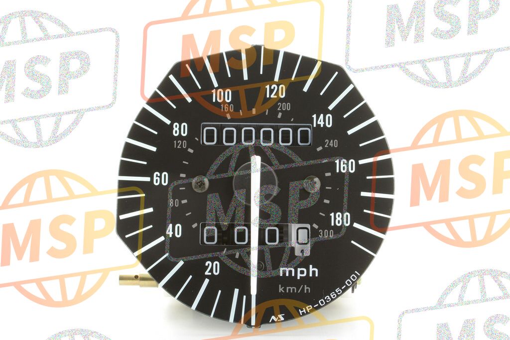 37200MAS601, Speedometer Assy. (Mph/kph), Honda, 1