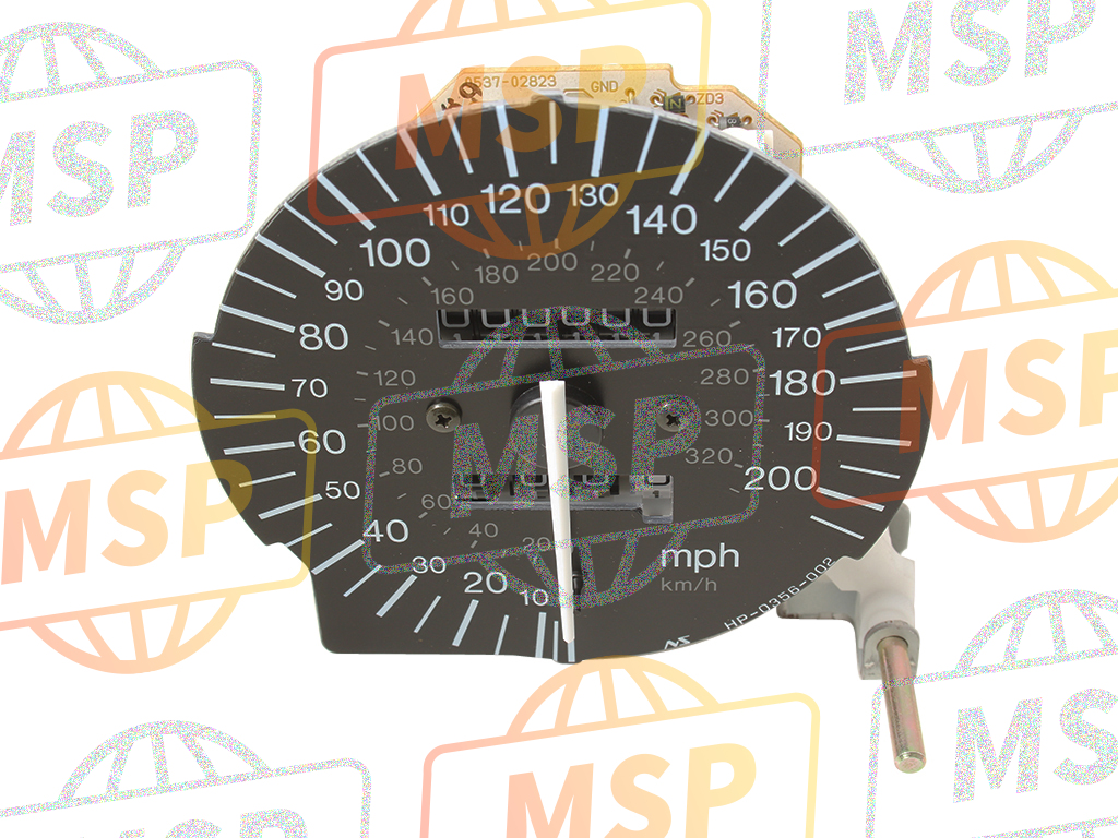 37200MAT601, Speedometer Assy. (Mph/kph), Honda, 1